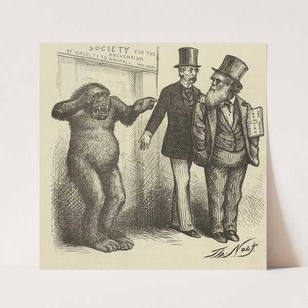 Mr. Bergh to the rescue (1871) by Thomas Nast