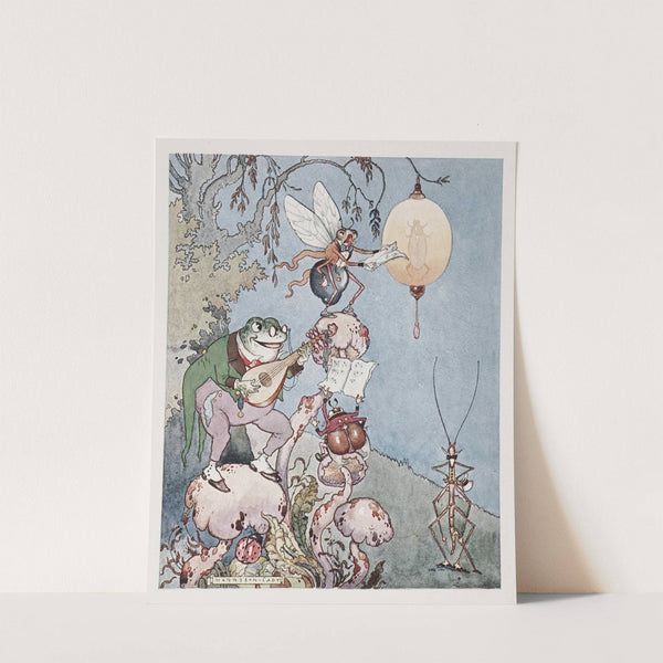 Mr Blue-tail fly cleared his throat and settled his wings by Walter Harrison Cady