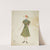 Mr. Dooley, Jr.: Miss Mooney. Green dress with orange and yellow spots (1934-1943) by Rhoda Rammelkamp