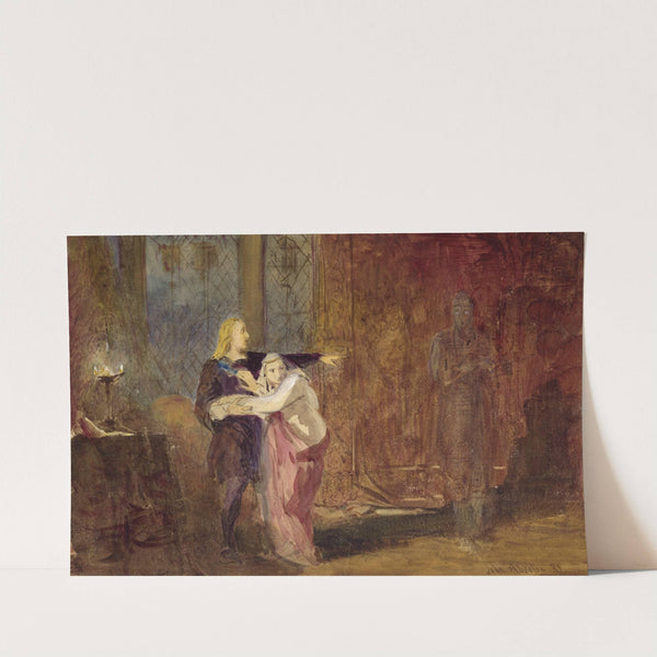 Mr. Edmund Kean as Hamlet (1847) by John Absolon