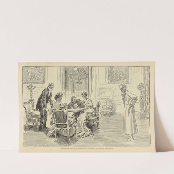 Mr Grubbs walks in his sleep (1900-1905) by Charles Dana Gibson