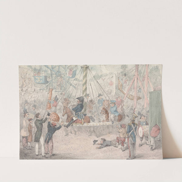 ‘Mr. Jorrocks Takes a Ride at St. Cloud’ by Henry Thomas Alken