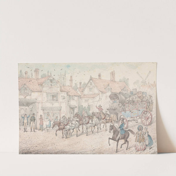 ‘Mr. Jorrocks’s Surprize on Seeing the Paris Diligence, ‘My Vig, Here’s Wombwell’s Wildbeast show’ ‘ by Henry Thomas Alken