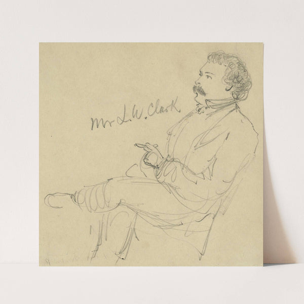 Mr. L.W. Clark (1860-1865) by Alfred Rudolph Waud
