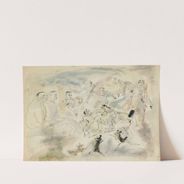 Mr Lazare, Mrs Lazare, Miss Lazare by Jules Pascin