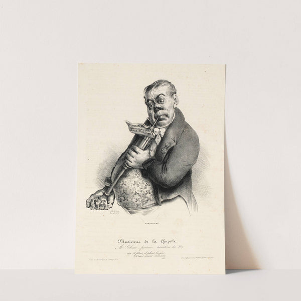 Mr. Lebeau, premier trombone du Roi (1832) by Charles-Joseph Traviès de Villers