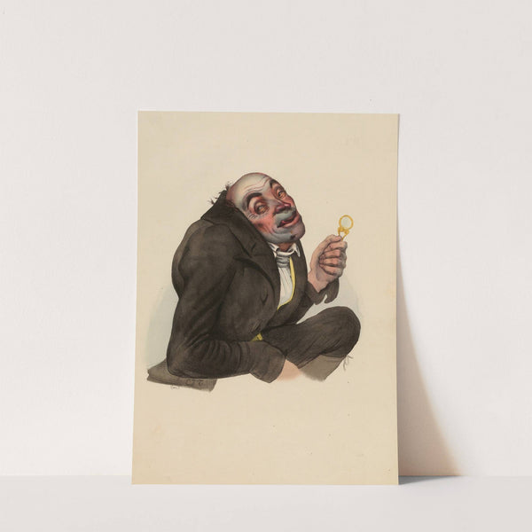 Mr Mahieux, à l’Opéra, je donnerais dix mille francs by Charles-Joseph Traviès de Villers