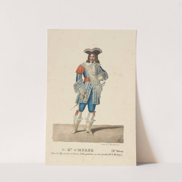 M’r Milon, le c’te de Murer dans Les pages du duc de Vendôme, ballet pantomime en 1 acte (1820) by Auguste Garneray