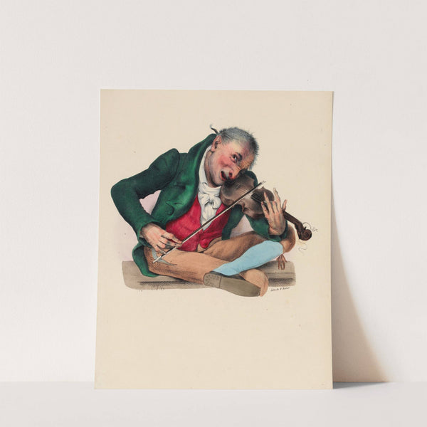 Mr. Mistigris,Maître de violon, maître de danse et chef d’Orchestre by Charles-Joseph Traviès de Villers