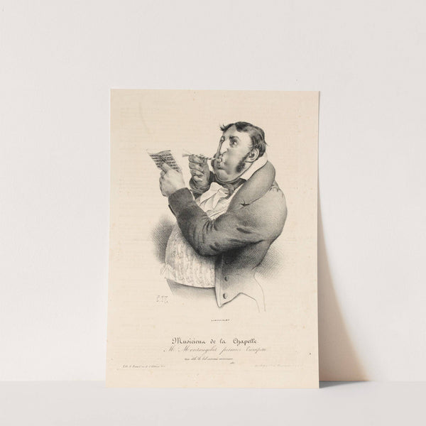 Mr. Montaugibet premier trompette (1832) by Charles-Joseph Traviès de Villers