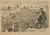 Mr. Pickwick’s reception. Sam Weller introduces to Mr. Pickwick the leading characters in Mr. Dicken’s novels. (1870)