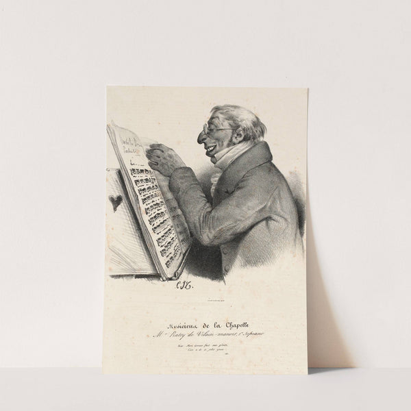 Mr. Ratry de Vilain-manoir, 1er soprano (1832) by Charles-Joseph Traviès de Villers