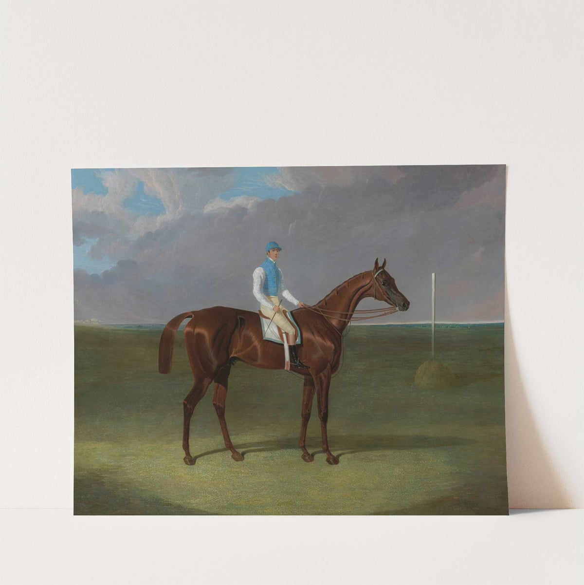 Mr. Ridsdale And Mr. Gully's St. Giles With William Scott Up by John Frederick Herring Snr.