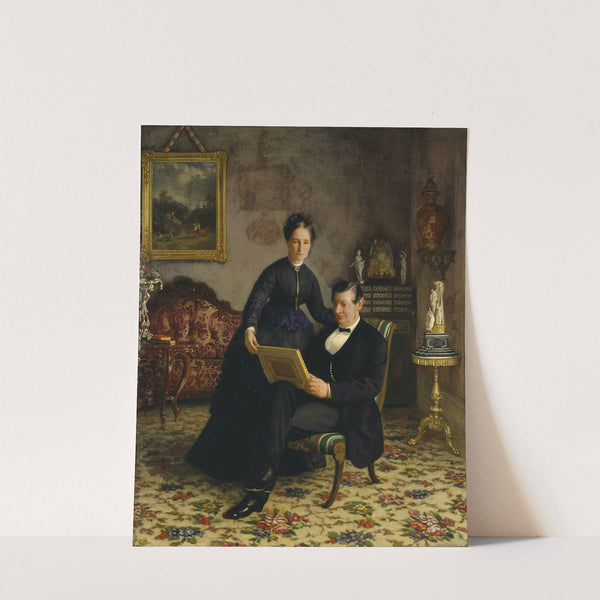 Mr Robert Constantin and Mrs Maria Eleonora Berggren by Gottfrid Virgin