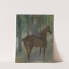 Mr. Robert S. Cassatt on Horseback (1885) by Mary Cassatt