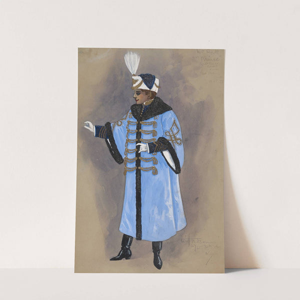Mr. Rork-Prince-Entrance Coat over Blue Shirt by Will R. Barnes