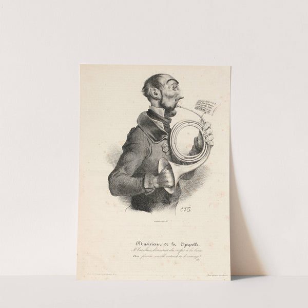 Mr. Tatalain, donnant du corps à la Cour (1832) by Charles-Joseph Traviès de Villers