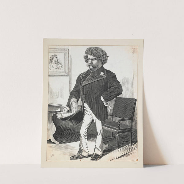 Mr. Thomas Nast at Work Again (1873) by Theodore Wust