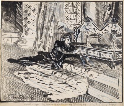 Mr. Tree as Hamlet (1892)