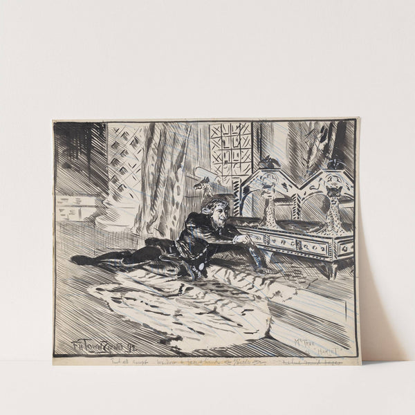 Mr. Tree as Hamlet (1892) by Frederick Henry Townsend