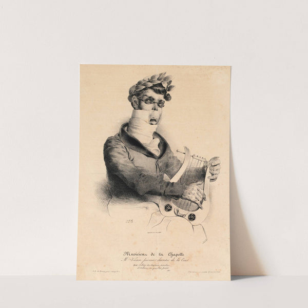 Mr. Vienn, premier chantre de la Cour (1832) by Charles-Joseph Traviès de Villers