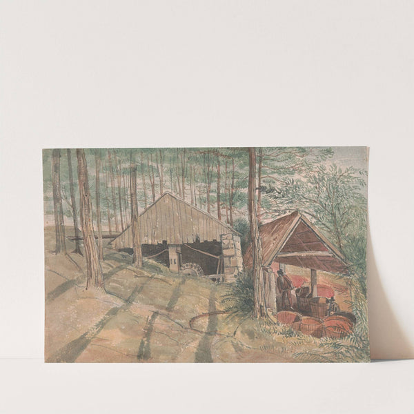 Mr. W. Praed's tin washing mill in Cornwall, Trevethow by George Cumberland