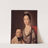 Mrs. Aaron Lopez and Her Son Joshua (between 1772 and 1773) by Gilbert Stuart