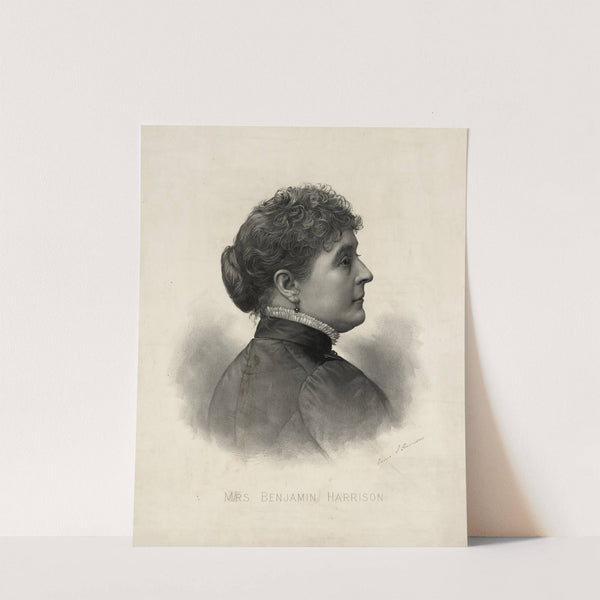 Mrs. Benjamin Harrison (1888) by John H. Bufford'''s & Sons