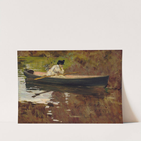 Mrs. Chase in Prospect Park by William Merritt Chase