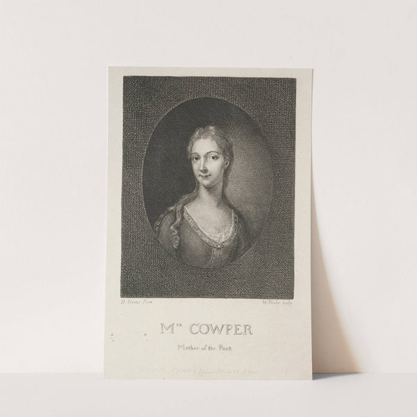 Mrs. Cowper, Mother of the Poet (1802) by William Blake