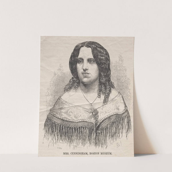 Mrs. Cunningham, Boston Museum (1859) by Winslow Homer