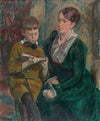 Mrs. Esther Cederhvarf with Her Son (1916)