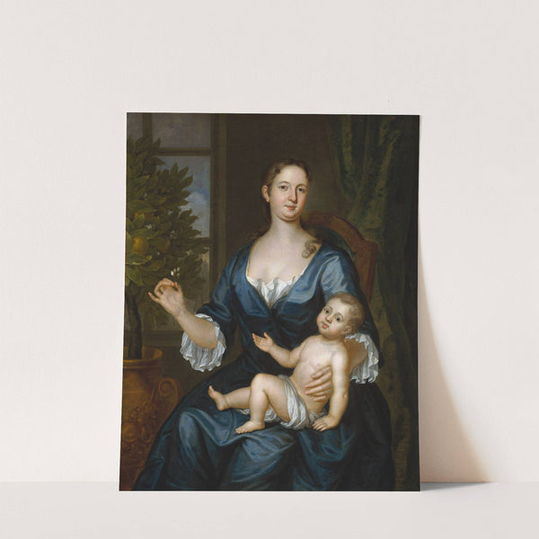 Mrs. Francis Brinley and Her Son Francis by John Smibert