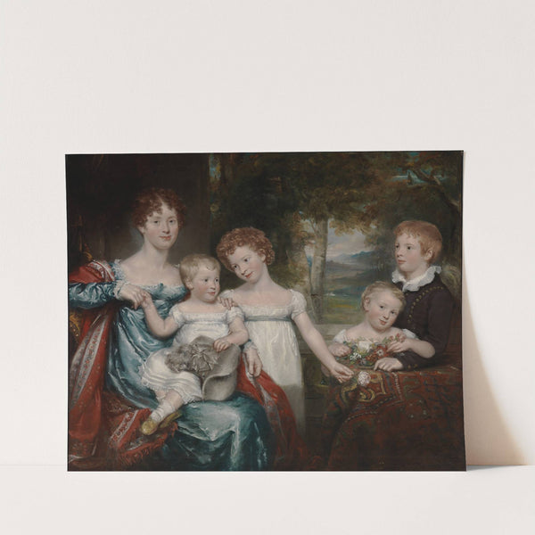 Mrs. Hawkins and Family (Copy after Sir William Beechey) by Anonymous
