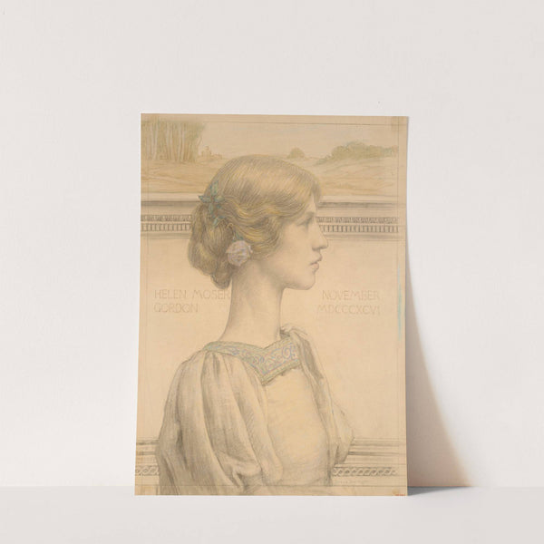 Mrs. Helen Moser Gordon, later Mrs. Ivanowski (1896) by Bryson Burroughs