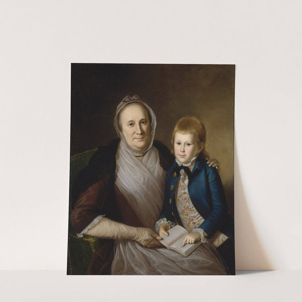 Mrs. James Smith And Grandson by Charles Willson Peale