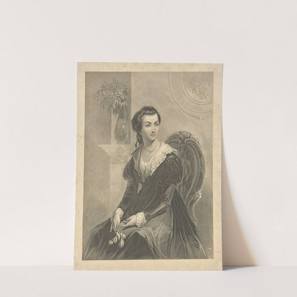 Mrs. John Adams (Abigail Smith). (1856) by Christian Schussele