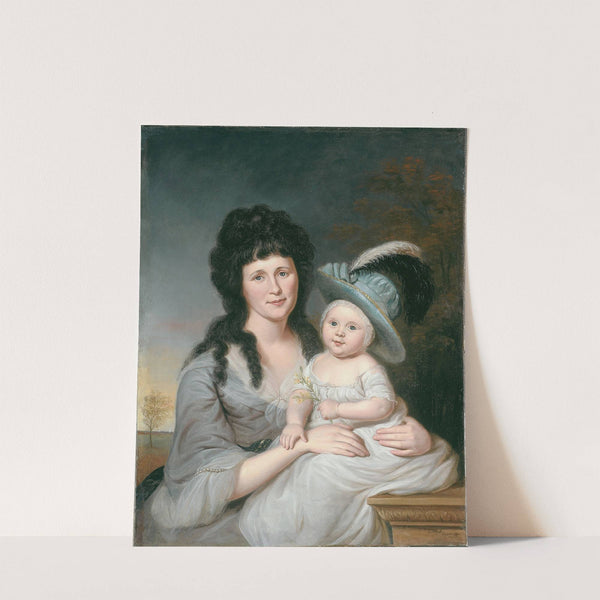 Mrs. John Nicholson (Hannah Duncan) and John Nicholson, Jr. (1790) by Charles Willson Peale