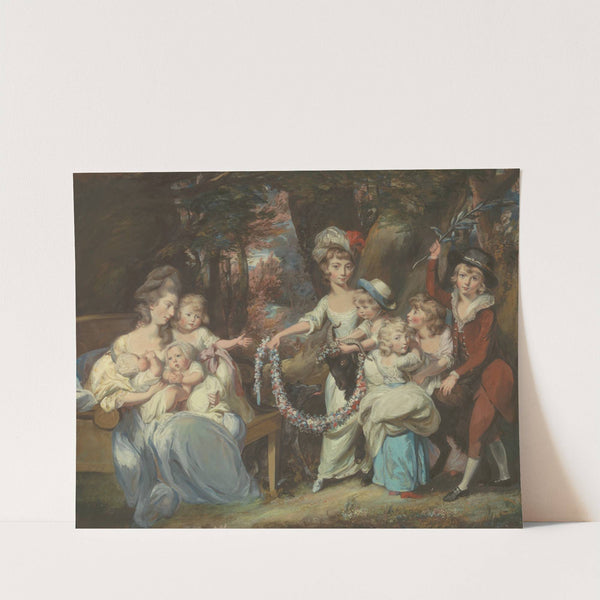 Mrs. Justinian Casamajor and Eight of her Children by Daniel Gardner