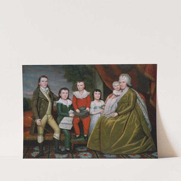 Mrs. Noah Smith and Her Children by Ralph Earl