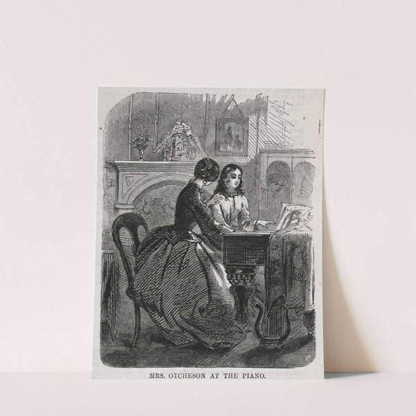 Mrs. Otcheson at the Piano (1860) by Winslow Homer