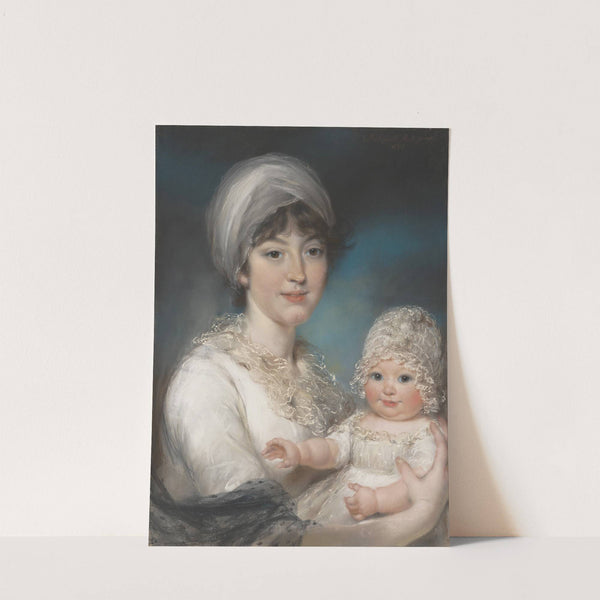 Mrs. Robert Shurlock (Henrietta Ann Jane Russell, 1775–1849) and Her Daughter Ann by John Russell