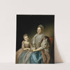 Mrs. Samuel Mifflin and Her Granddaughter Rebecca Mifflin Francis (1777–80) by Charles Willson Peale