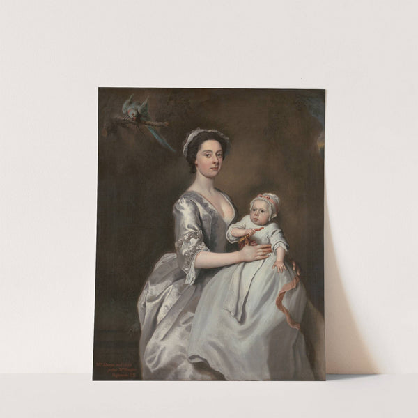 Mrs. Sharpe and Her Child by Joseph Highmore
