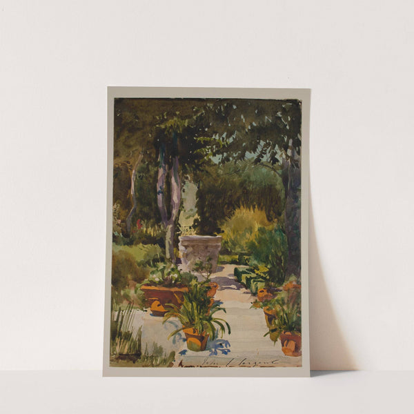 Mrs. Thayer's Garden, Massachusetts by John Singer Sargent