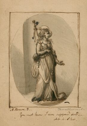 Mrs. Warren as Helena in All’s well that ends well; You must know I am supposed dead (1786)