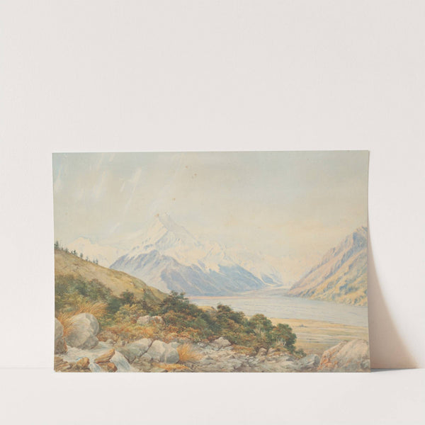 Mt. Cook from Tasman Valley by Charles Decimus Barraud