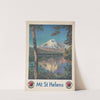 Mt. St. Helens Northern Pacific North Coast Limited by Gustav Wilhelm Krollmann