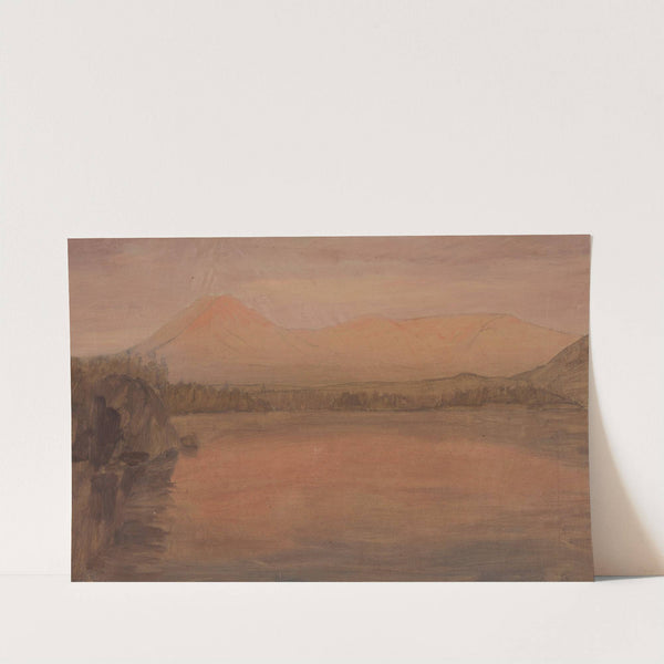 Mts. Katahdin and Turner from Lake Katahdin (1860–78) by Frederic Edwin Church