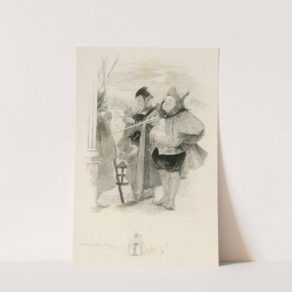 Much ado about nothing, a. III, s. III (1845) by Joseph Kenny Meadows